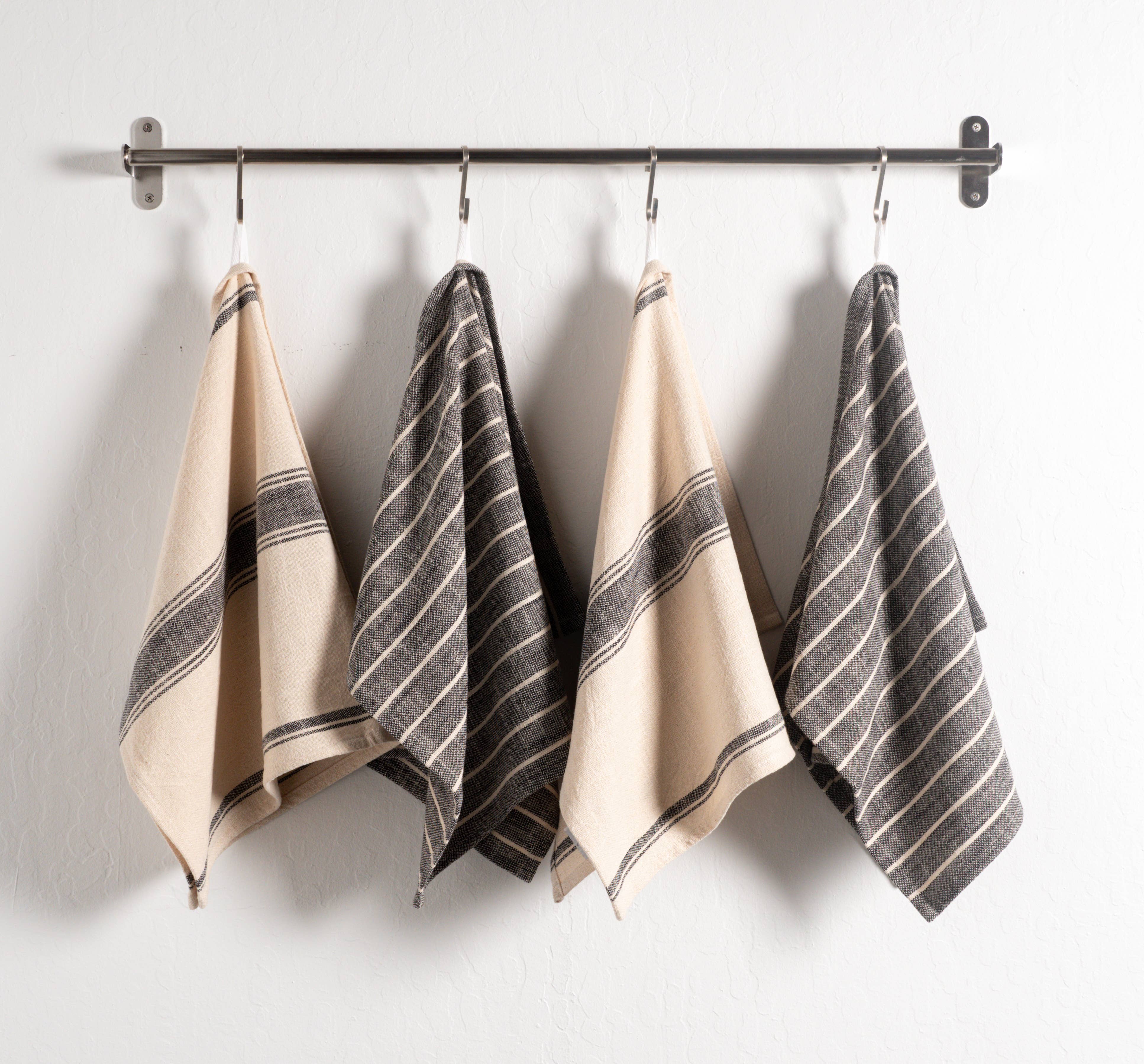 KAF Home - Wholesale Tea Towel - Firenze Set Of 2 Natural Slubbed Kitchen Towels, 18" x 28"6