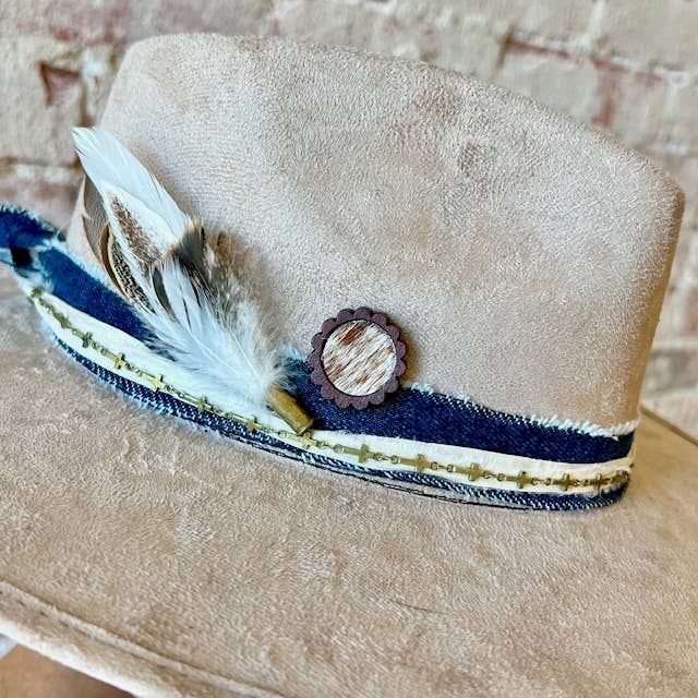 Brand Dandee - Vente Épinglettes/boutons - Épinglette à chapeau en cuir de vachette en bois1