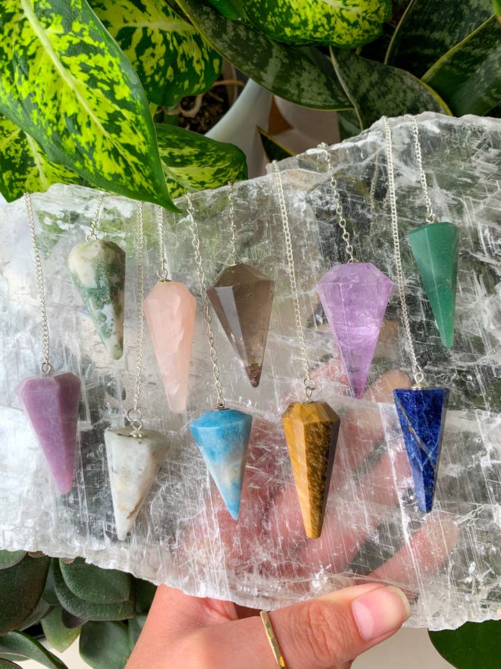 Crystal Pendulums for wholesale by Crystal Vibes Inc.