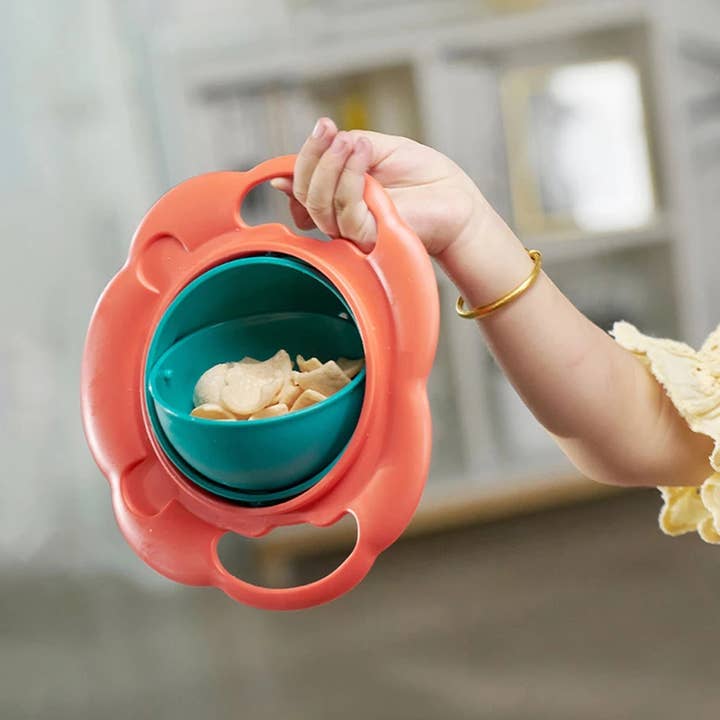 PatPat - Wholesale Bowl - Kids & Baby - Baby Gyro Bowl 360° Spill Resistant Gyro Bowl with Lid