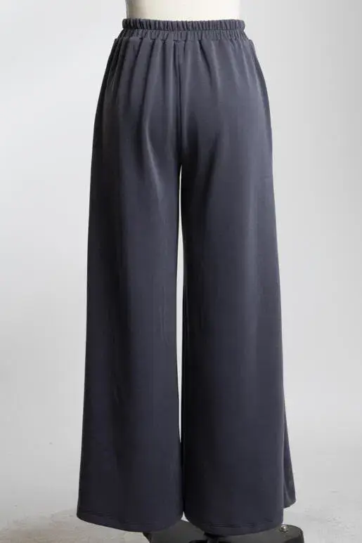Final Touch - Wholesale Pants - Women's - Modal Jersey Wide Leg Pants - NP7033723