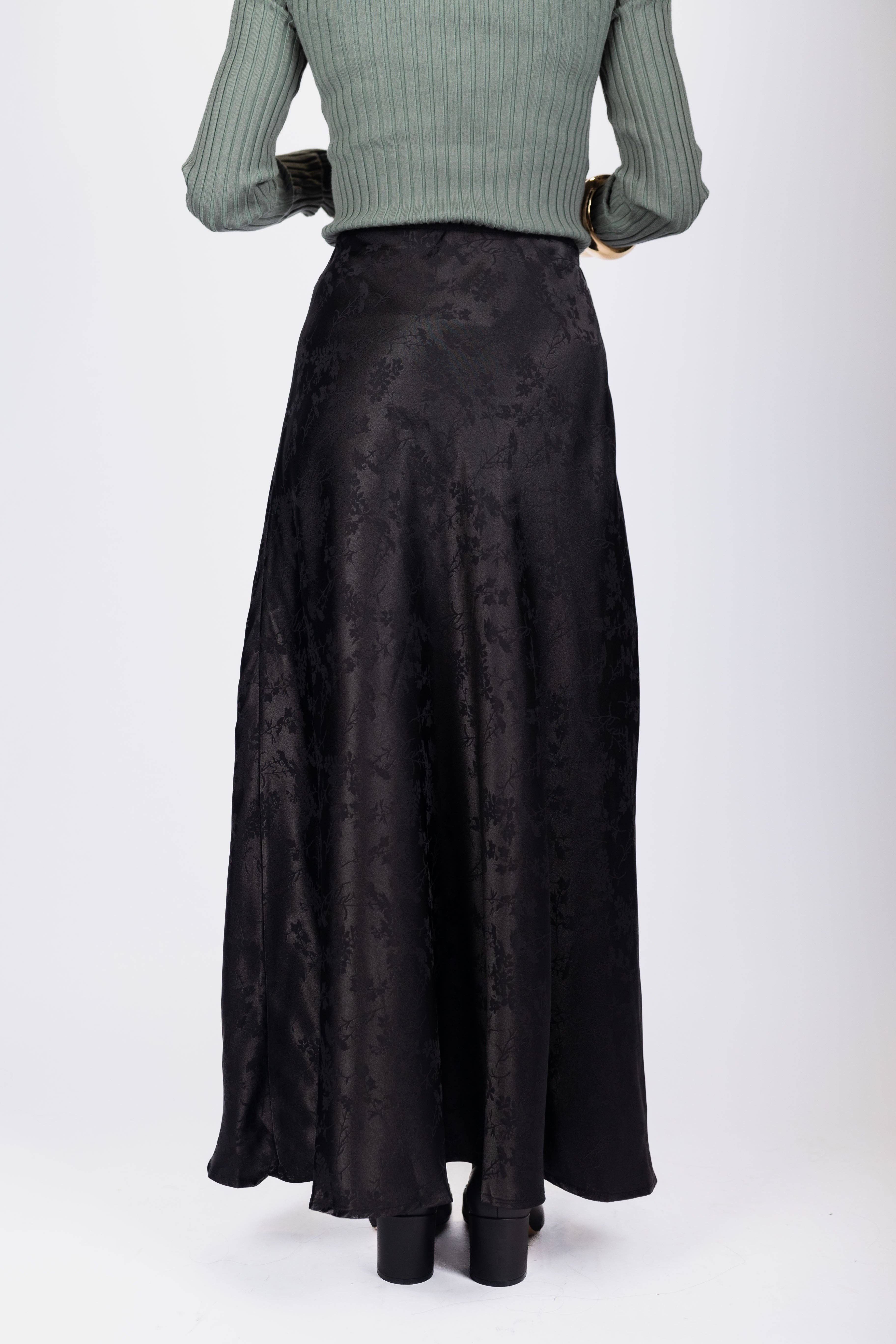 Yakira Bella - Venta al por mayor Falda - Mujer - Falda Lisa (Negra)3