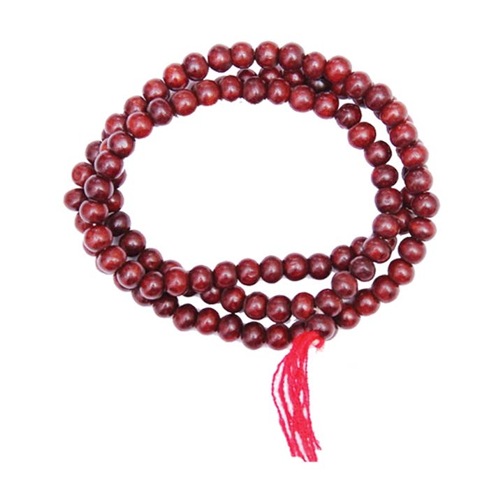 Real Rosewood Mala Beads for wholesale by Designs by Deekay Inc.
