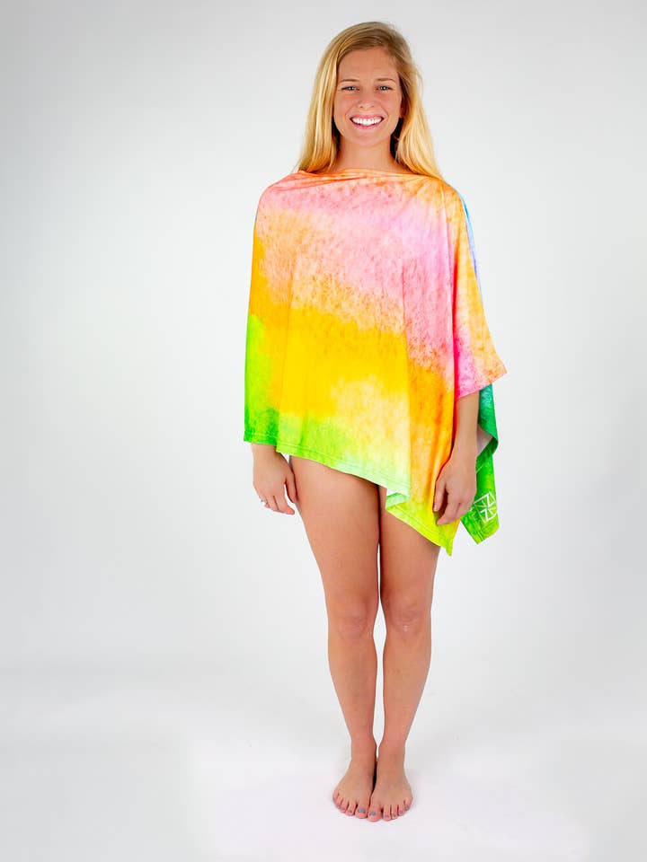 Akvarel Perfektion Party Poncho for engroshandel hos ZAGS