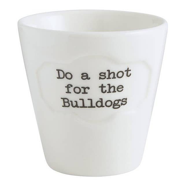 47th & Main (Creative Brands) - Wholesale Shot Glass - Bulldogs Shot Glass - Set of 122