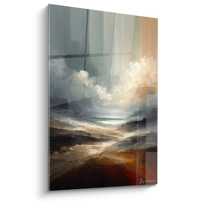 Clarity on the Horizon Table - Abstract Expressionism Edition for wholesale by Walensky