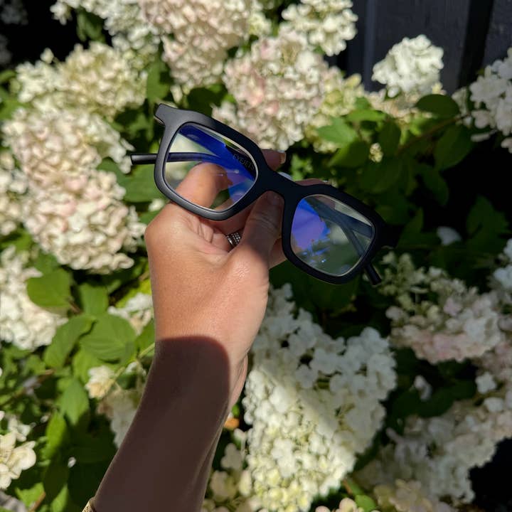 Unisex Black Blue Light Blocking Glasses & Reading Glasses for wholesale by eyejets