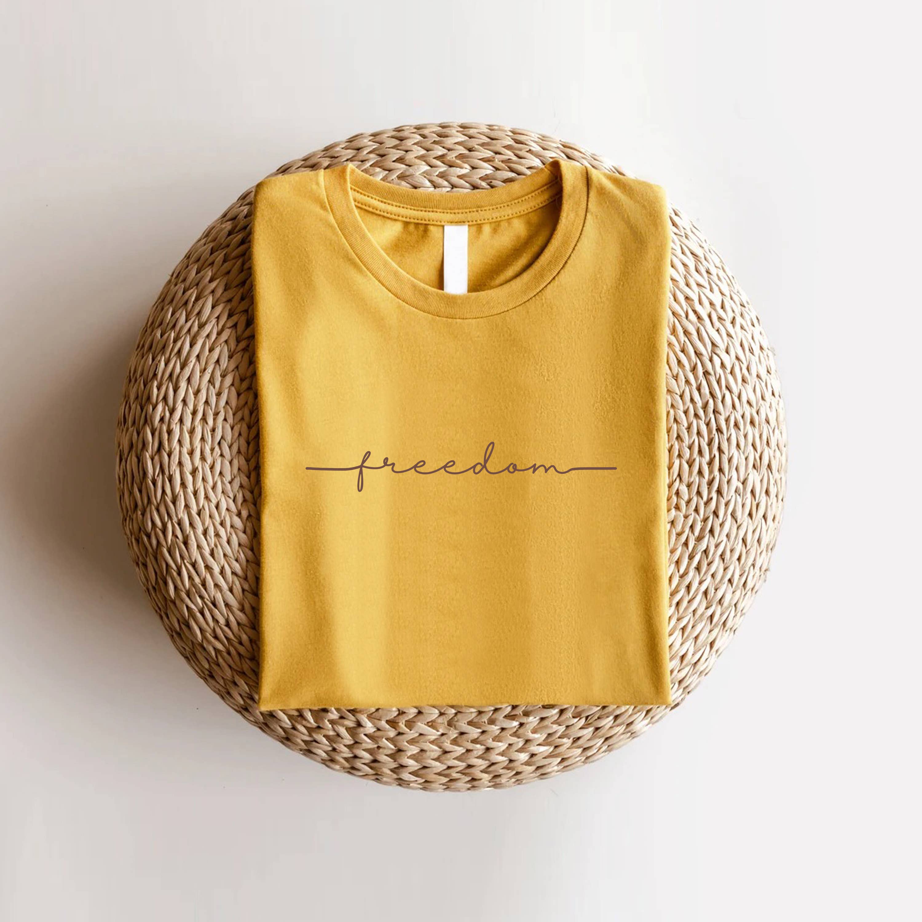 STARCHIS - Wholesale Screen Printed T-Shirt - Women's - ** BEST SELLER ** FREEDOM UNISEX T-SHIRT - RINGSPUN COTTON4