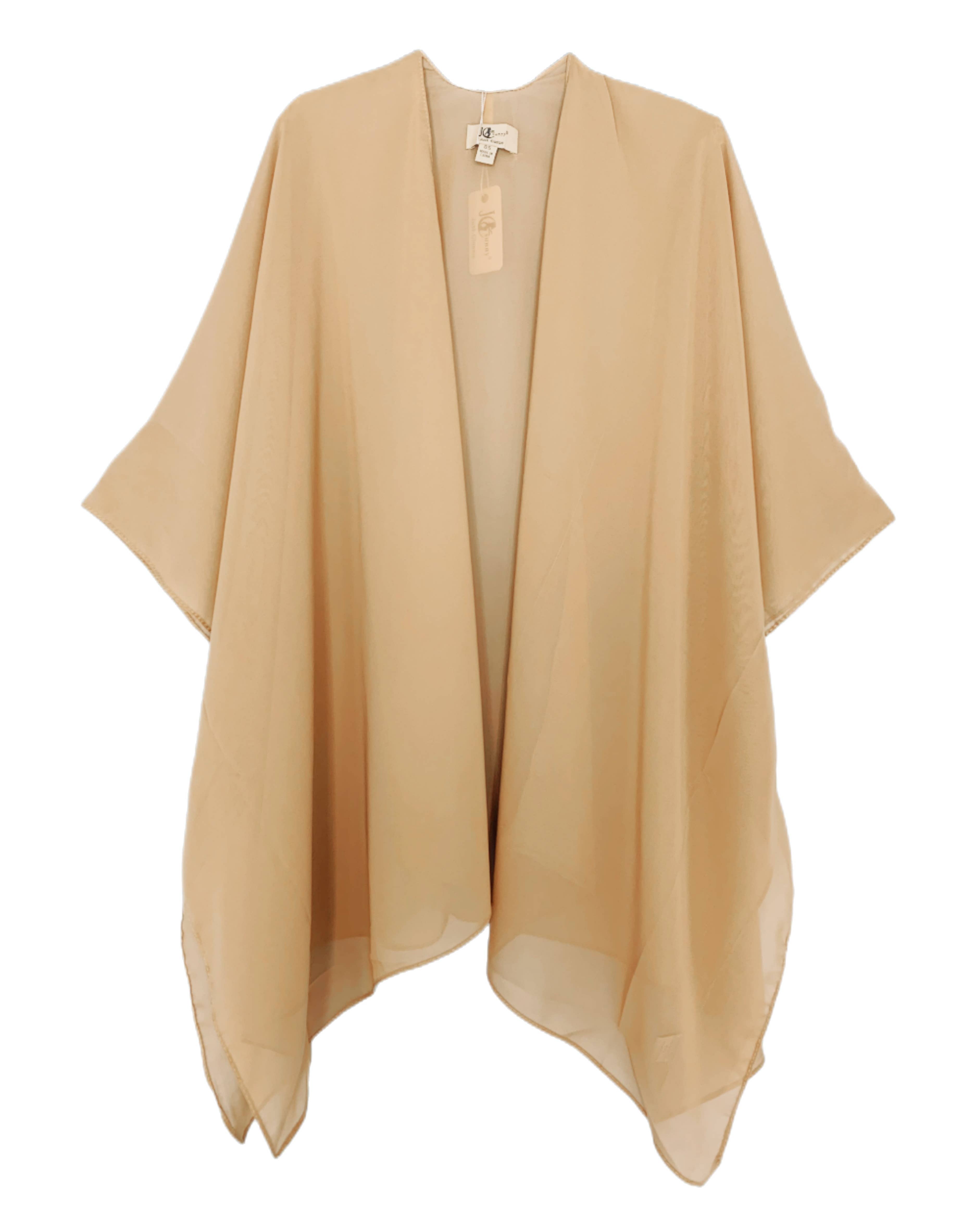 JC Sunny Fashion - Wholesale Kimono - Women's - 24 Colors--JC071034 Solid Color Lightweight Cover-Up/Kimono21