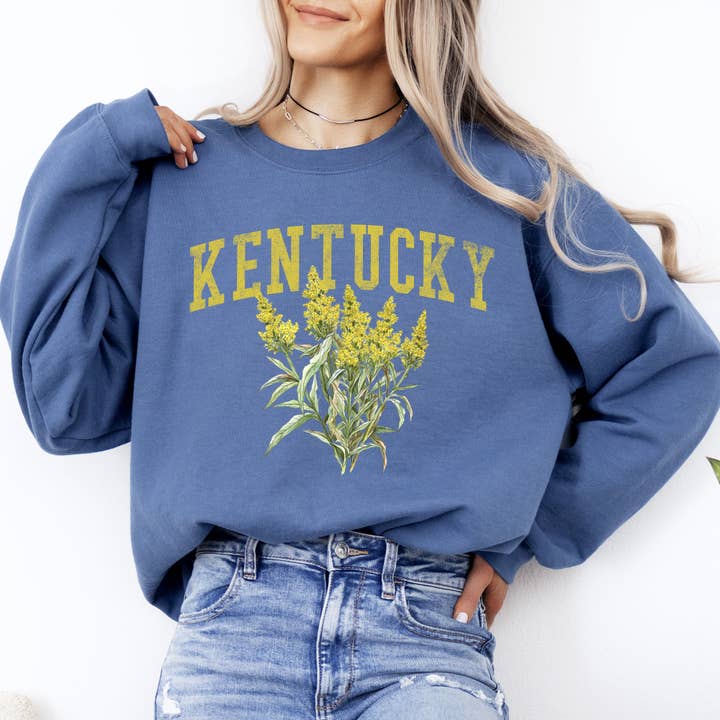 Refinery Number One LLC - Wholesale Graphic Sweatshirt - Unisex - Kentucky State Flower Sweatshirt
