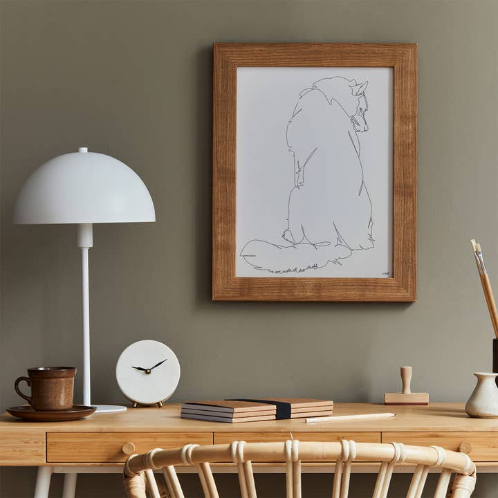 Familiar Night — Fine Art Illustration — A3 Print for wholesale by Cosette et les lys