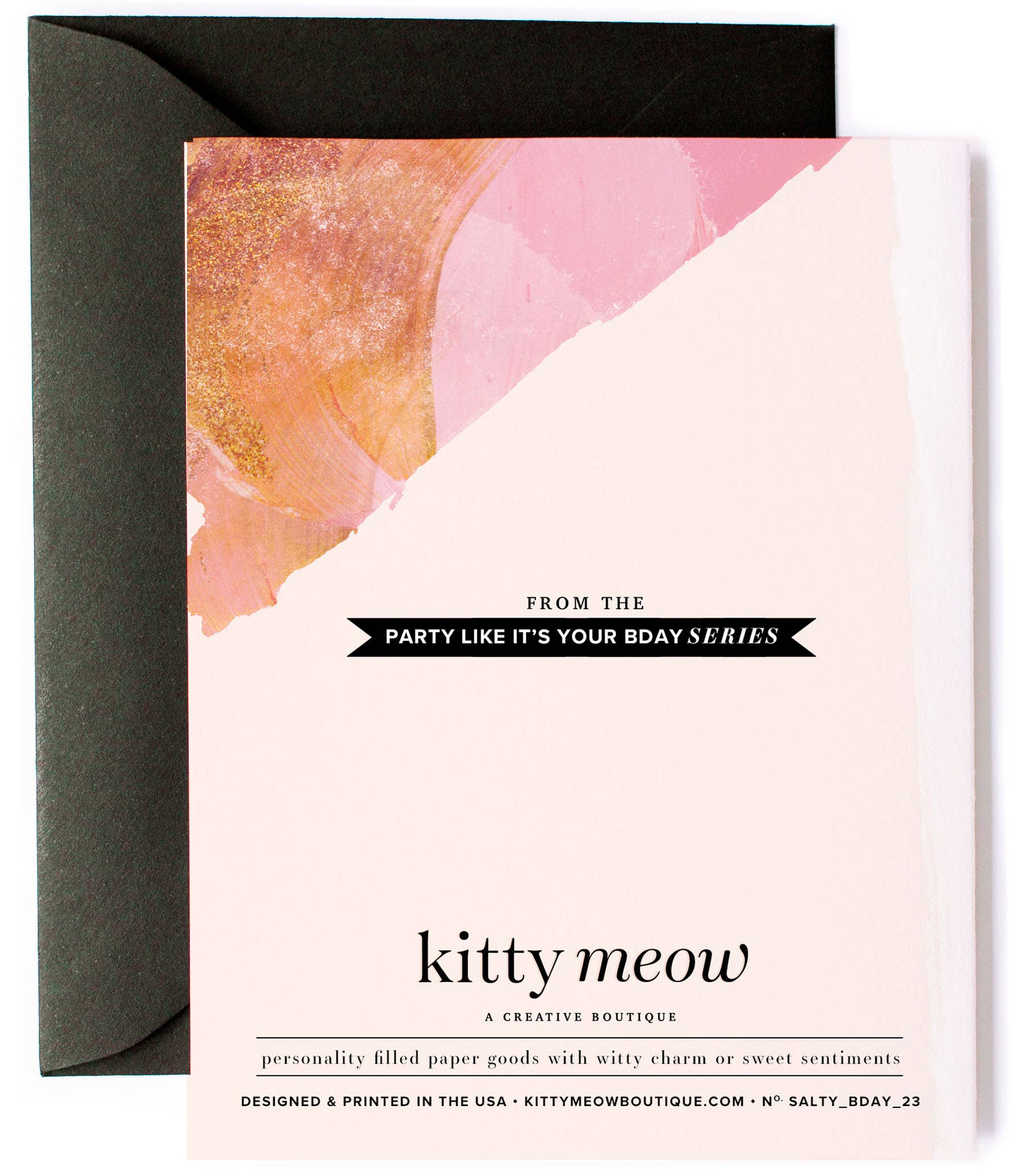 Kitty Meow Boutique - Wholesale Birthday Card - Fierce & Ferocious Vixen - Funny & Stylish Greeting Card2