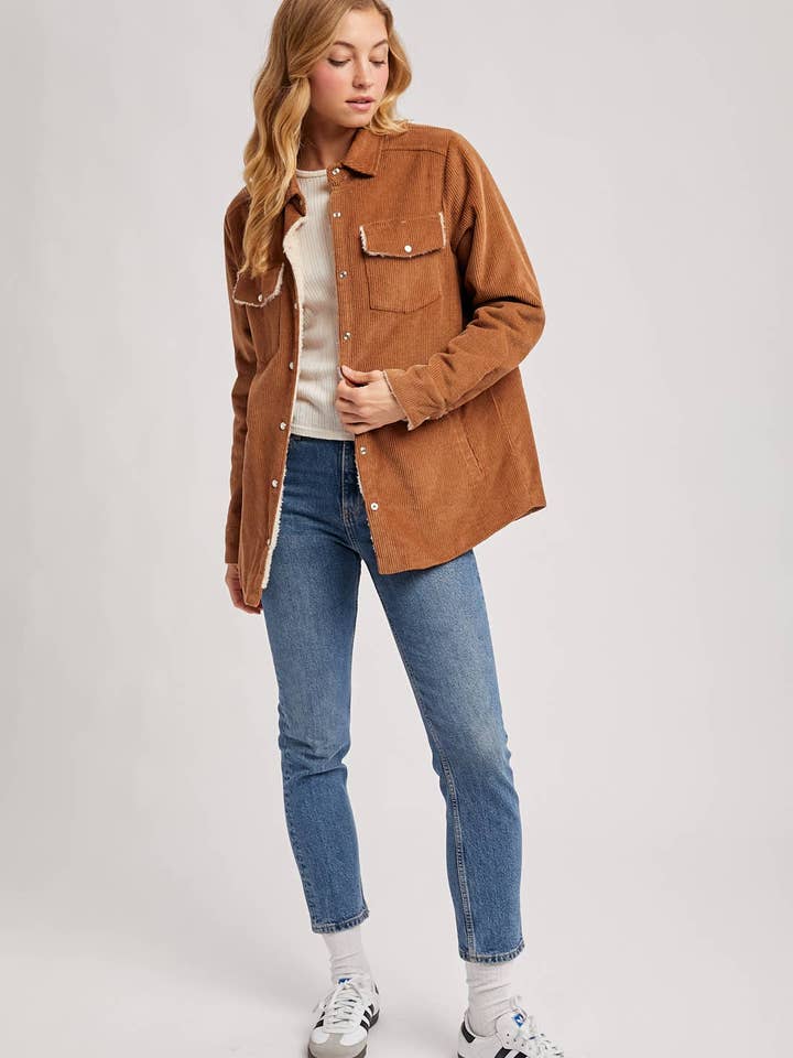 Camel CORDUROY SHERPA for wholesale on Faire20