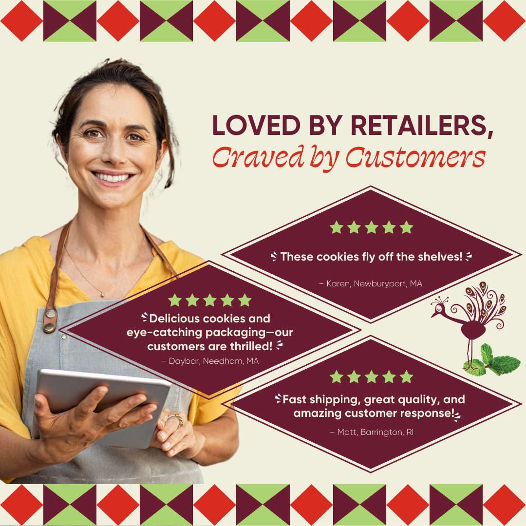 Fancypants Baking Co. - Wholesale Cookie - Mint Chocolate Cookies | Premium Snacks | 12 pack | 5oz6