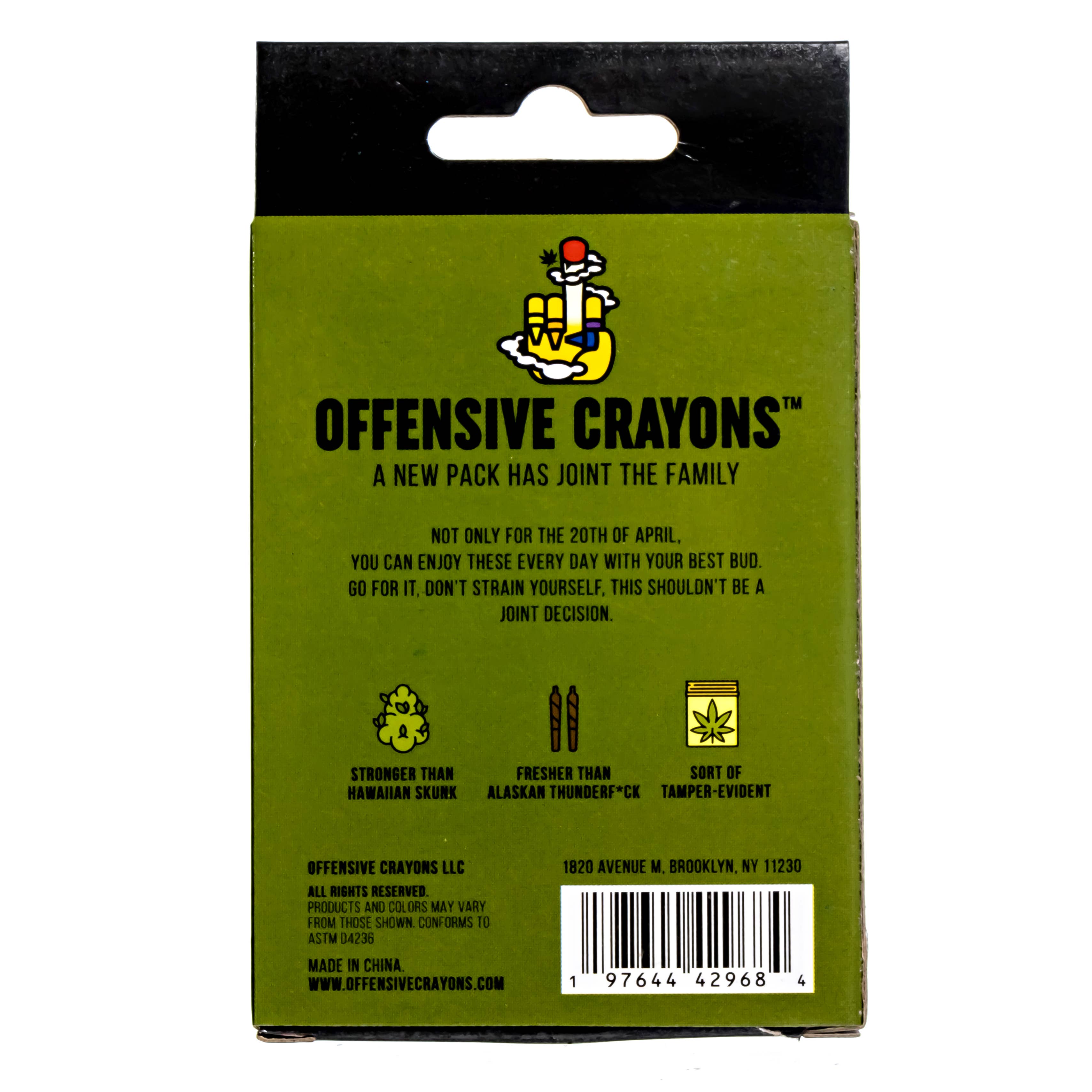 MilkToast Brands - Wholesale Crayons - Kids & Baby - Offensive Crayons: "Pot Pack" Edition6