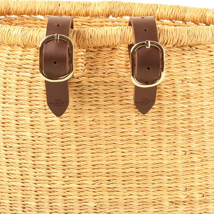 The Basket Room – wholesale Basket – BULI: Handcrafted Natural Oblong Bike Basket | Pannier | Bicycle Basket 4