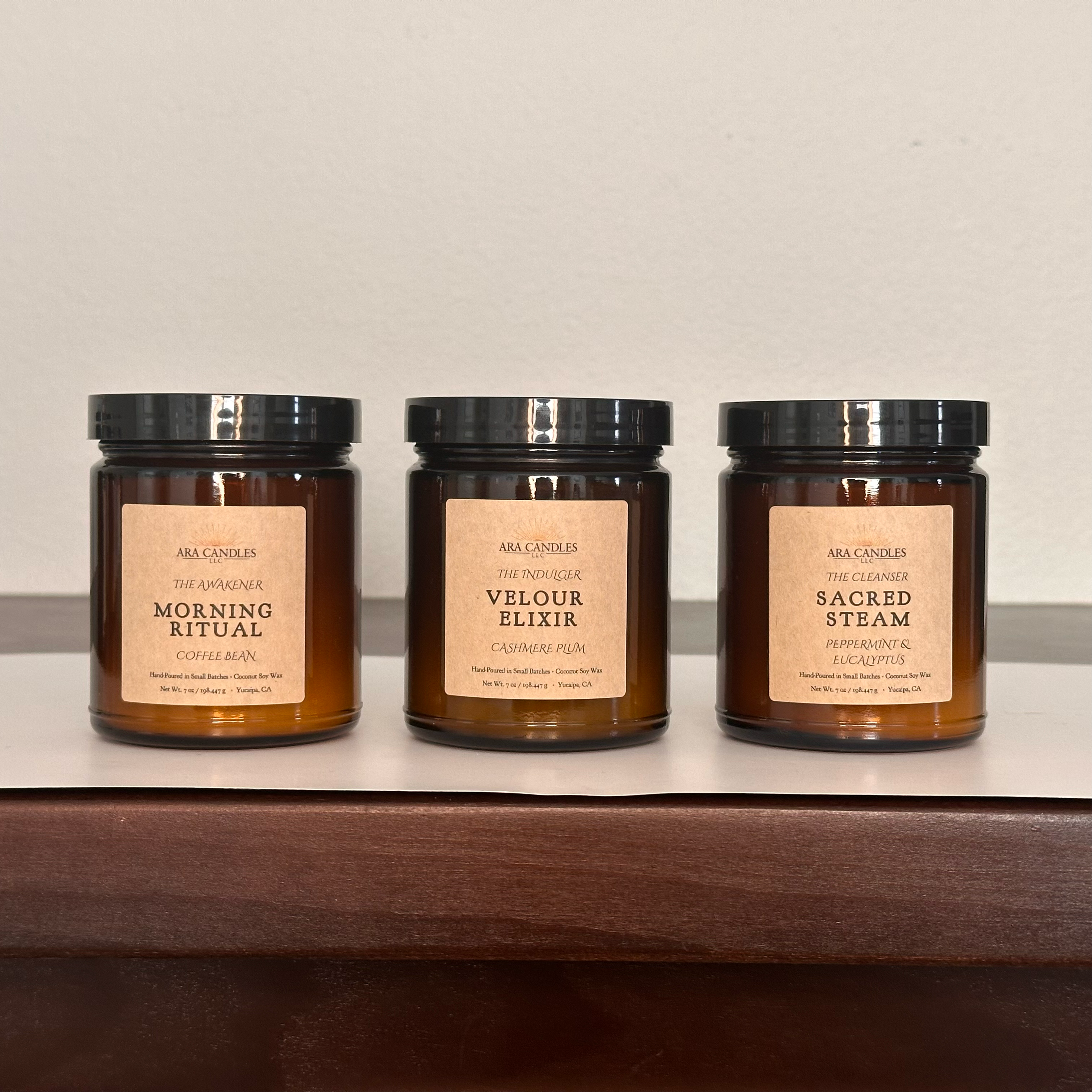 AraCandles - Wholesale Jar/Filled Candle - The Indulger - Velour Elixir1