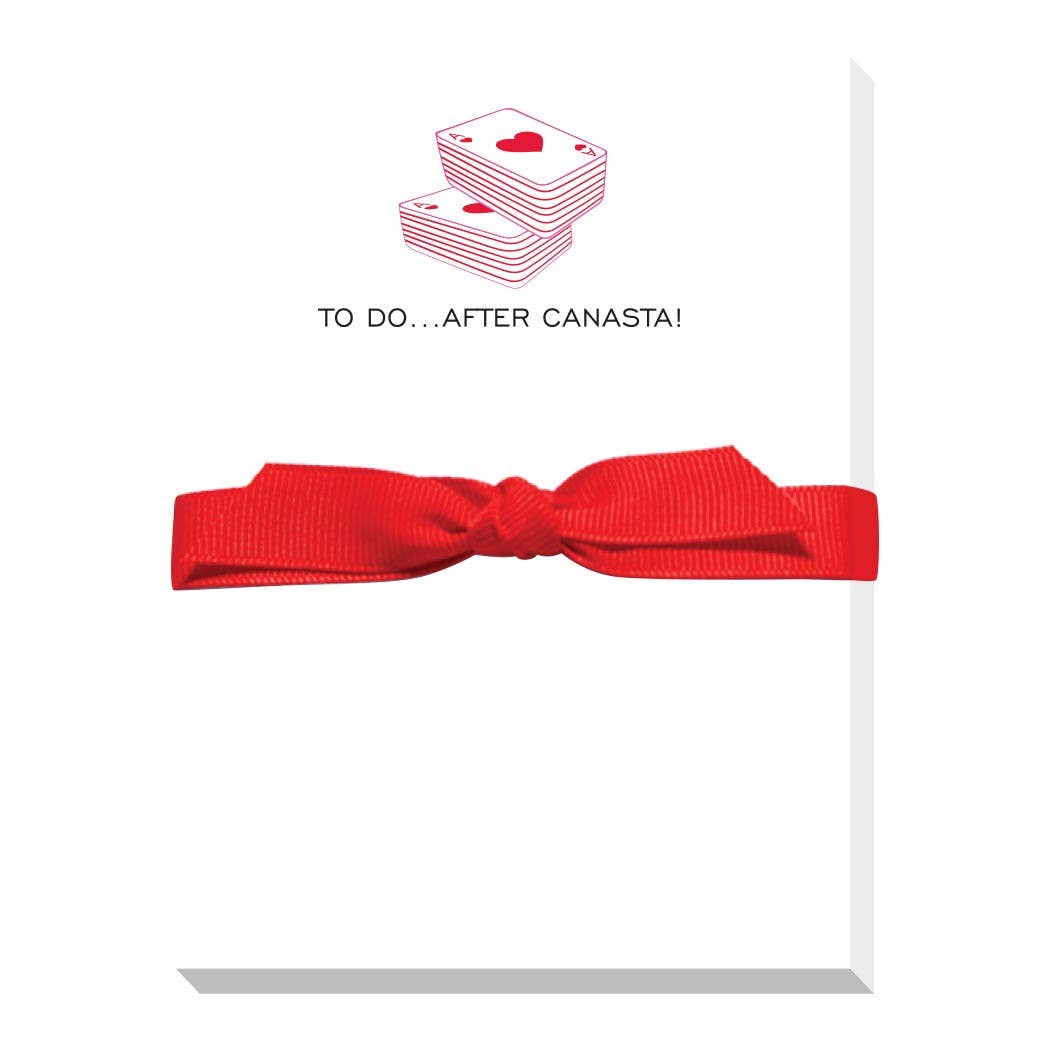 Donovan Designs – wholesale Notepad – TO DO AFTER CANASTA MINI NOTEPAD1