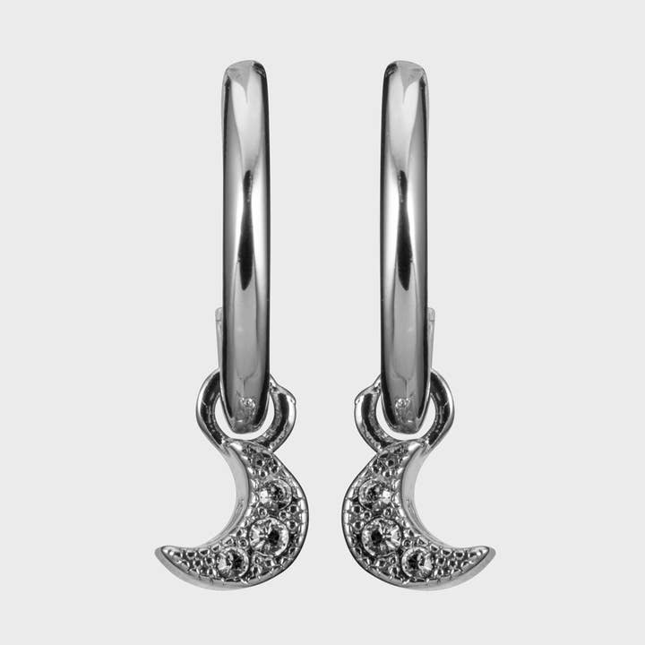 Moon Huggie Earrings for wholesale by Stella Valle