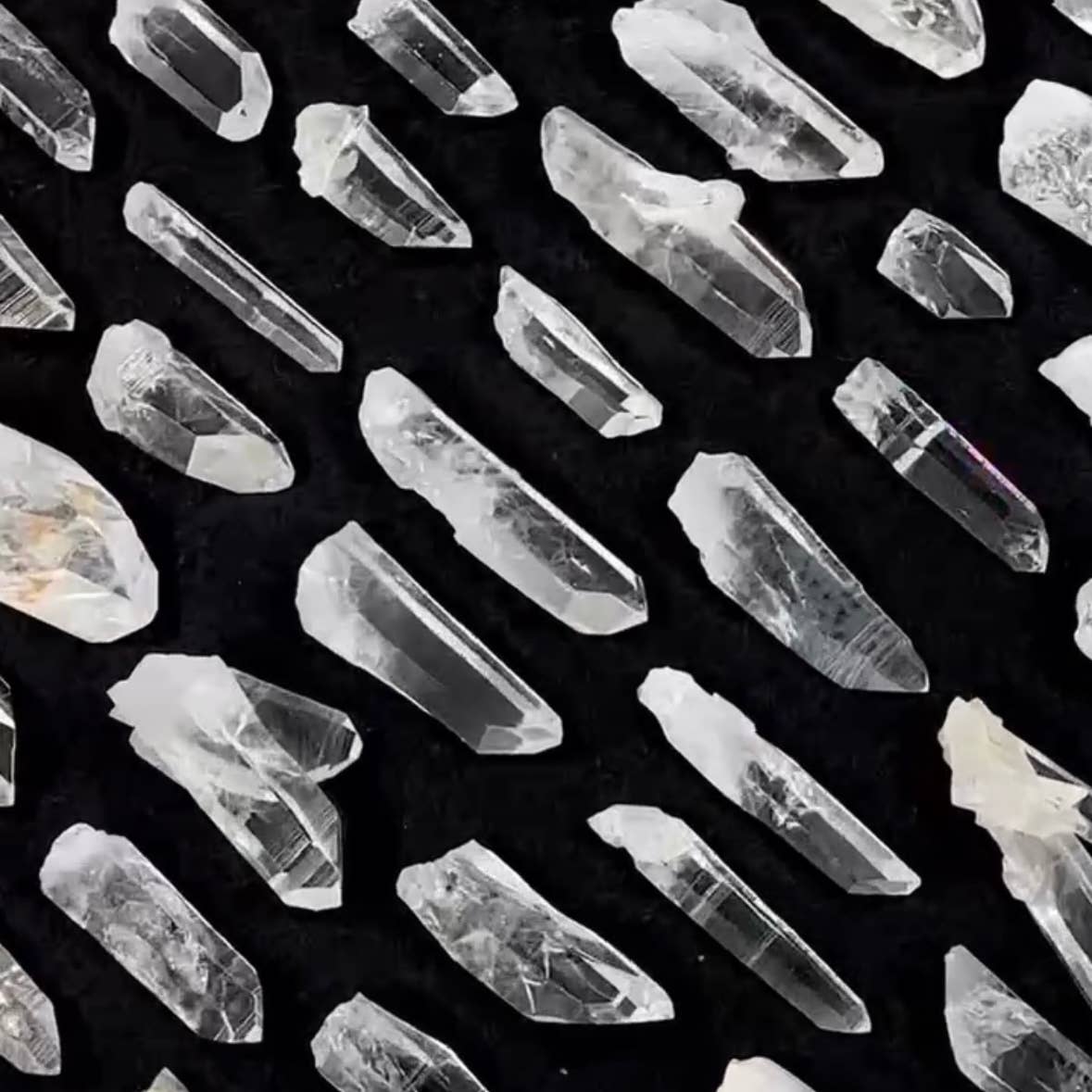 Lemurian Quartz - Wholesale Spiritual Stone/Crystal - Super Optical Lemurian Quartz Points mini size by kilo1