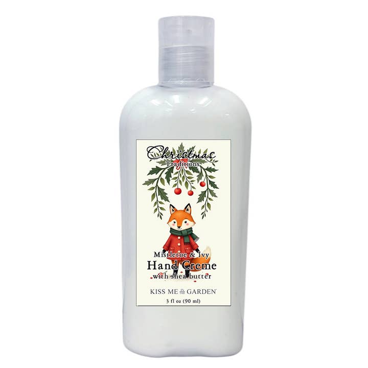 Mistletoe & Ivy Stocking Stuffer Hand Creme 3 oz for wholesale by Kiss Me in the Garden