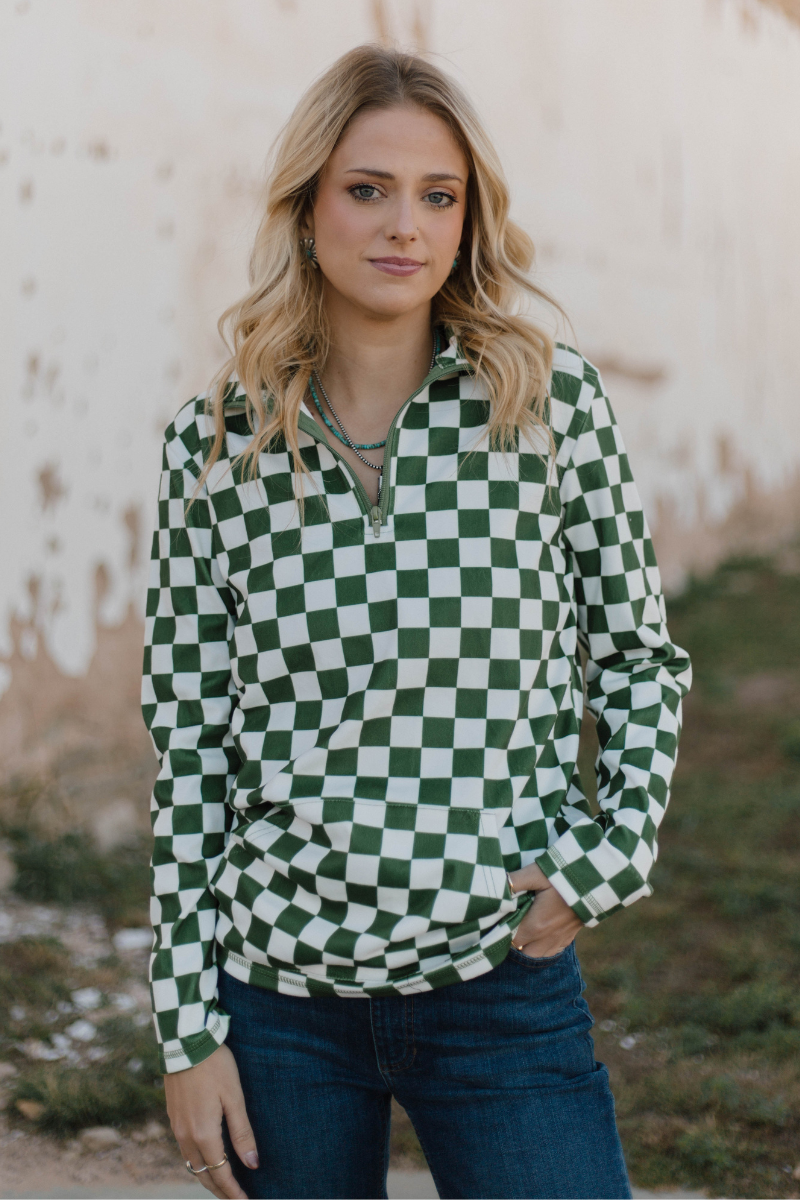 Sterling Kreek - Wholesale Sweatshirt - Women's - Pep Rally Pullover - Green1