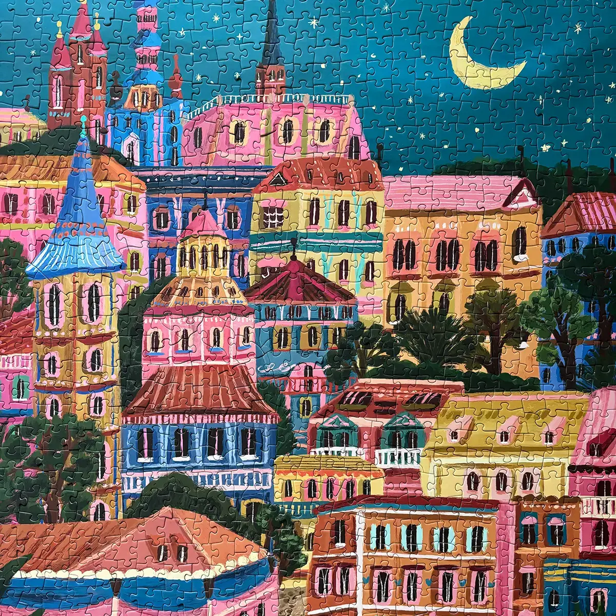 Puzzle Weekend – wholesale Puzzle – Adult – Evening in Prague 1000 Piece Jigsaw Puzzle1