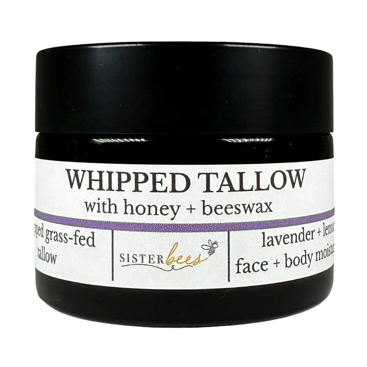 Whipped Tallow + Honey - Lavender + Lemon for wholesale by Sister Bees LLC