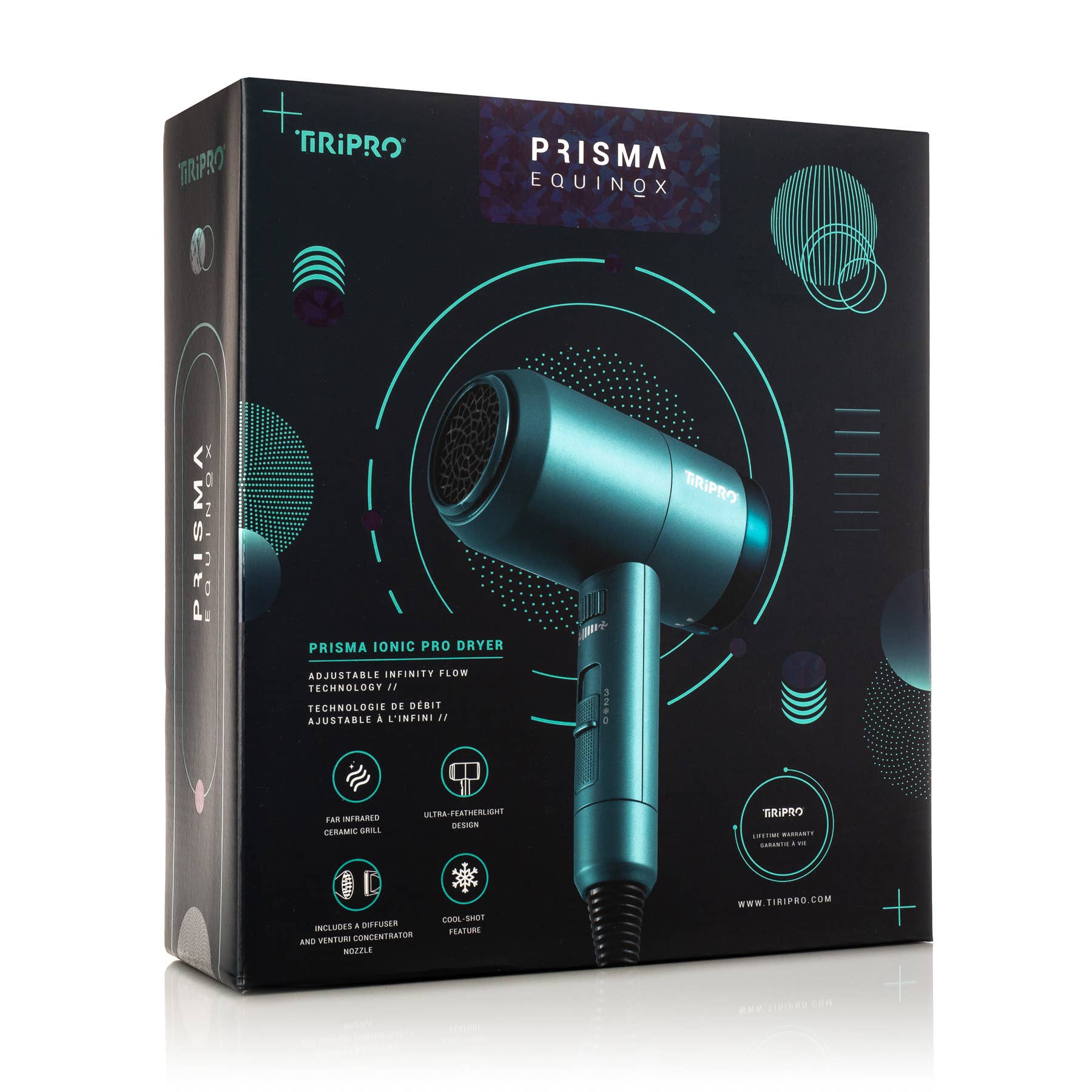 Tiri Pro - Wholesale Föhn / Haardroger - Prisma Pro-droger met instelbare luchtstroomtechnologie10