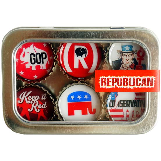 Republican Magnets - Handmade & Eco-friendly decor for wholesale by Kate's Magnets