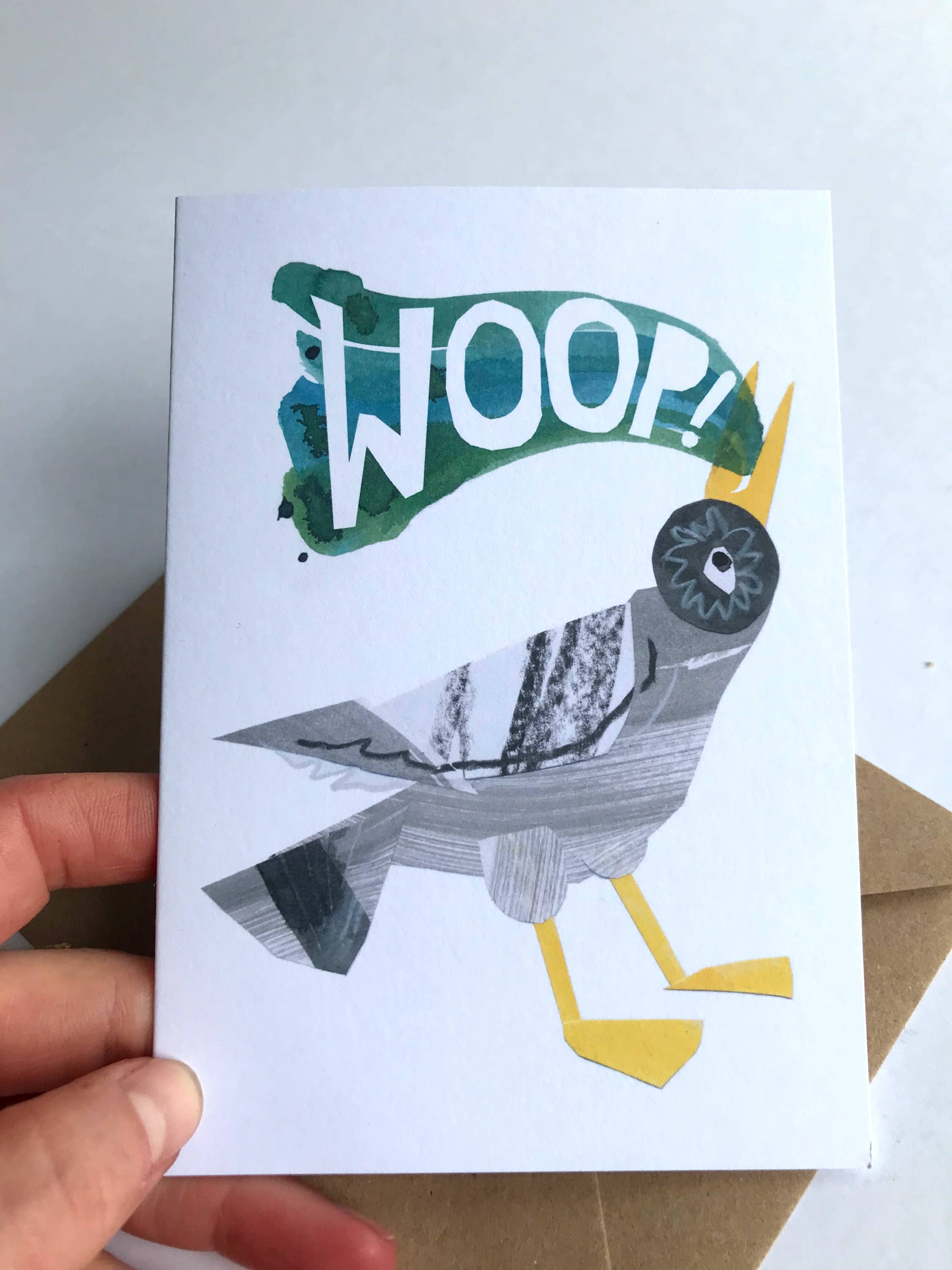 Esther Kent Design - Wholesale Everyday Greeting Card - 'Woop!' Greetings Card0