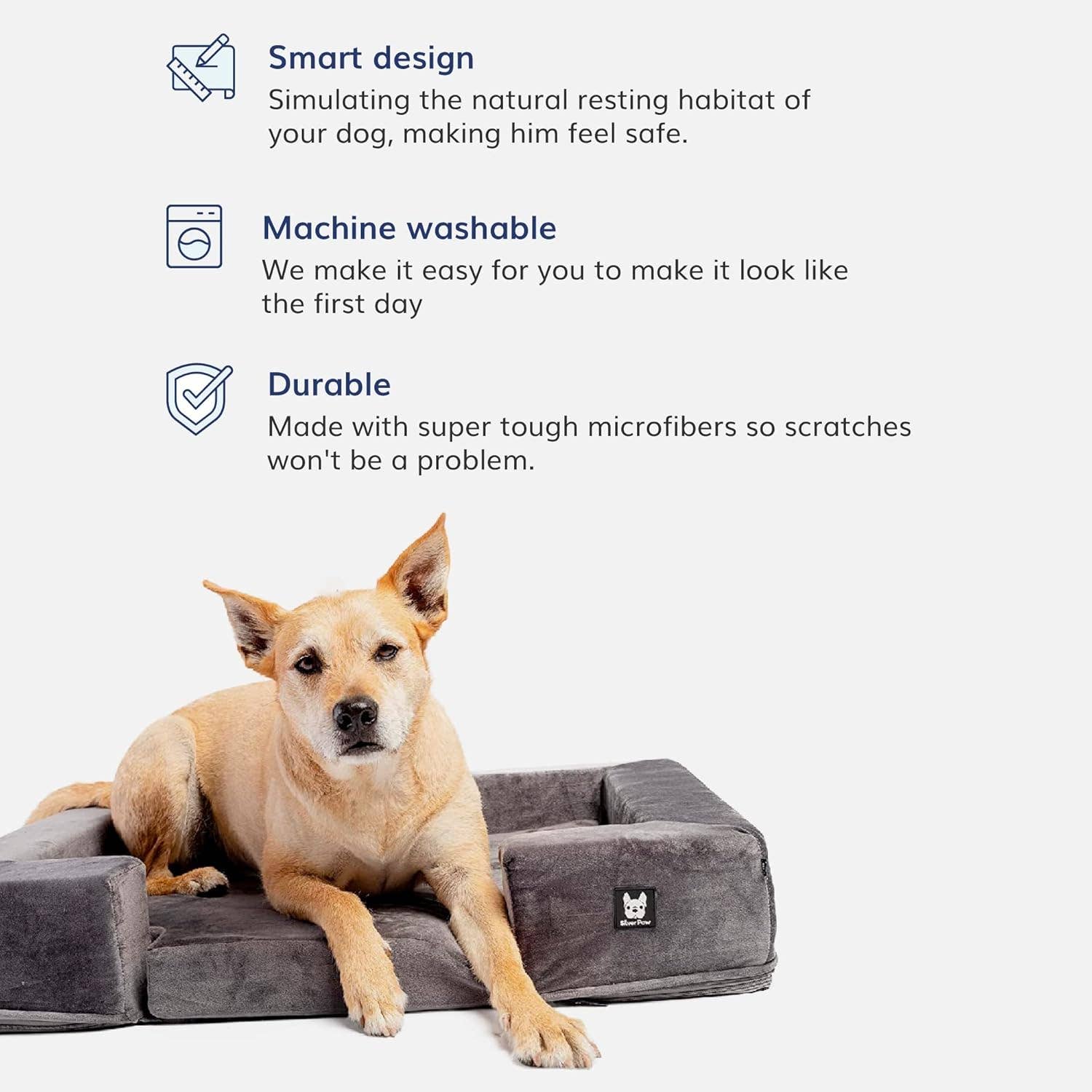 Milo Dog Bed – wholesale Pet bed – Dog – Milo Dog Bed - Orthopedic bed for dogs3