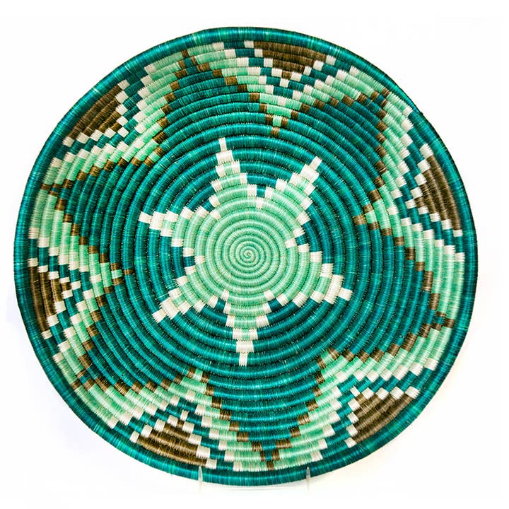 RWANDA BASKET - DECORATION - Green for wholesale by Dana Esteline