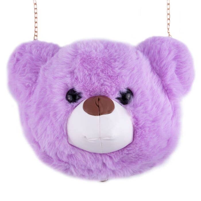 Lilac Teddy-Bear Purse for wholesale by STP