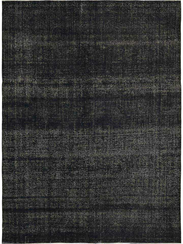 Tapis de grande taille noir surteint 10x13 - 45483 pour la vente par RUG N CARPET
