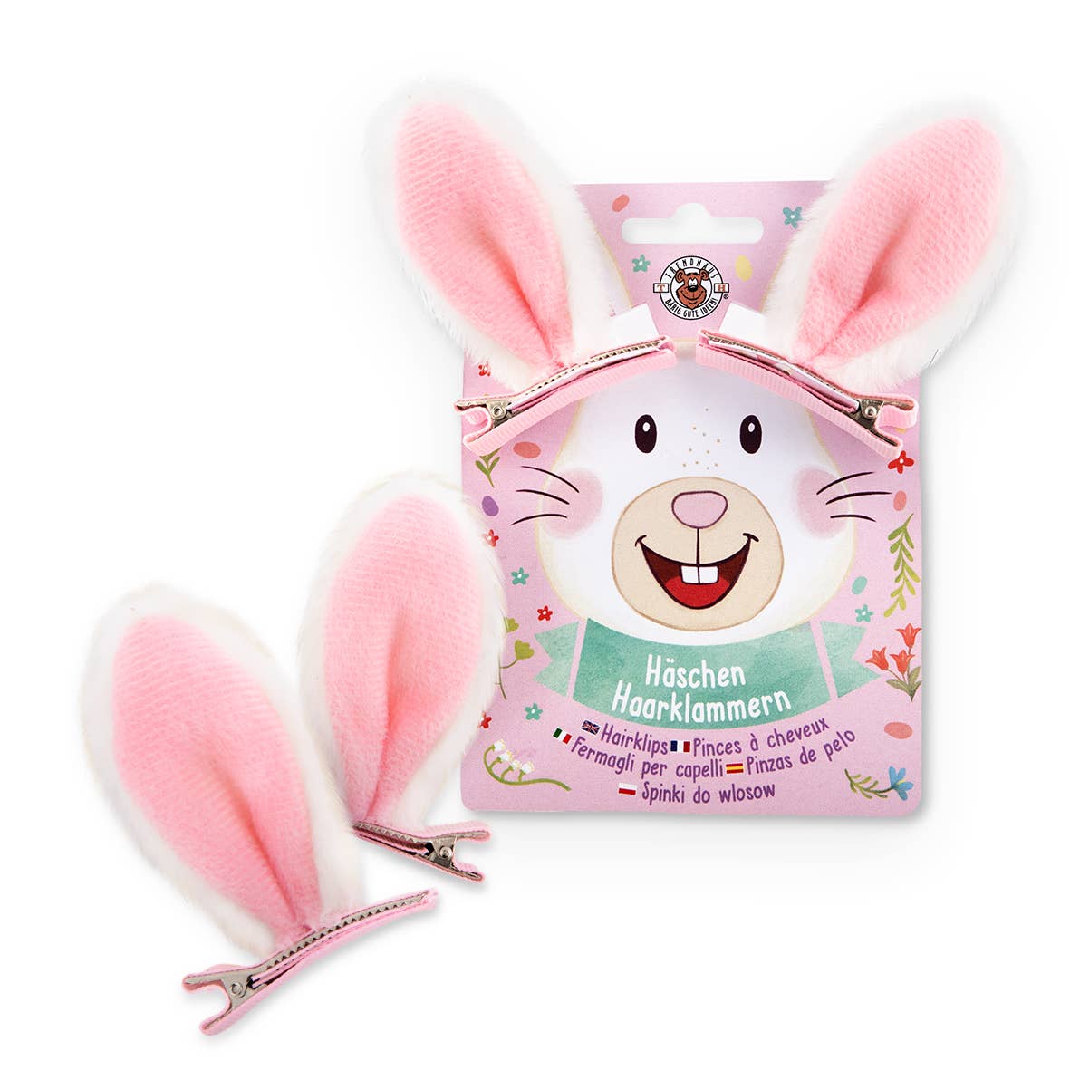Trendhaus - Wholesale Hair Clip - Kids - TOMMY & FRIDA rabbit ear hair clips set of 21