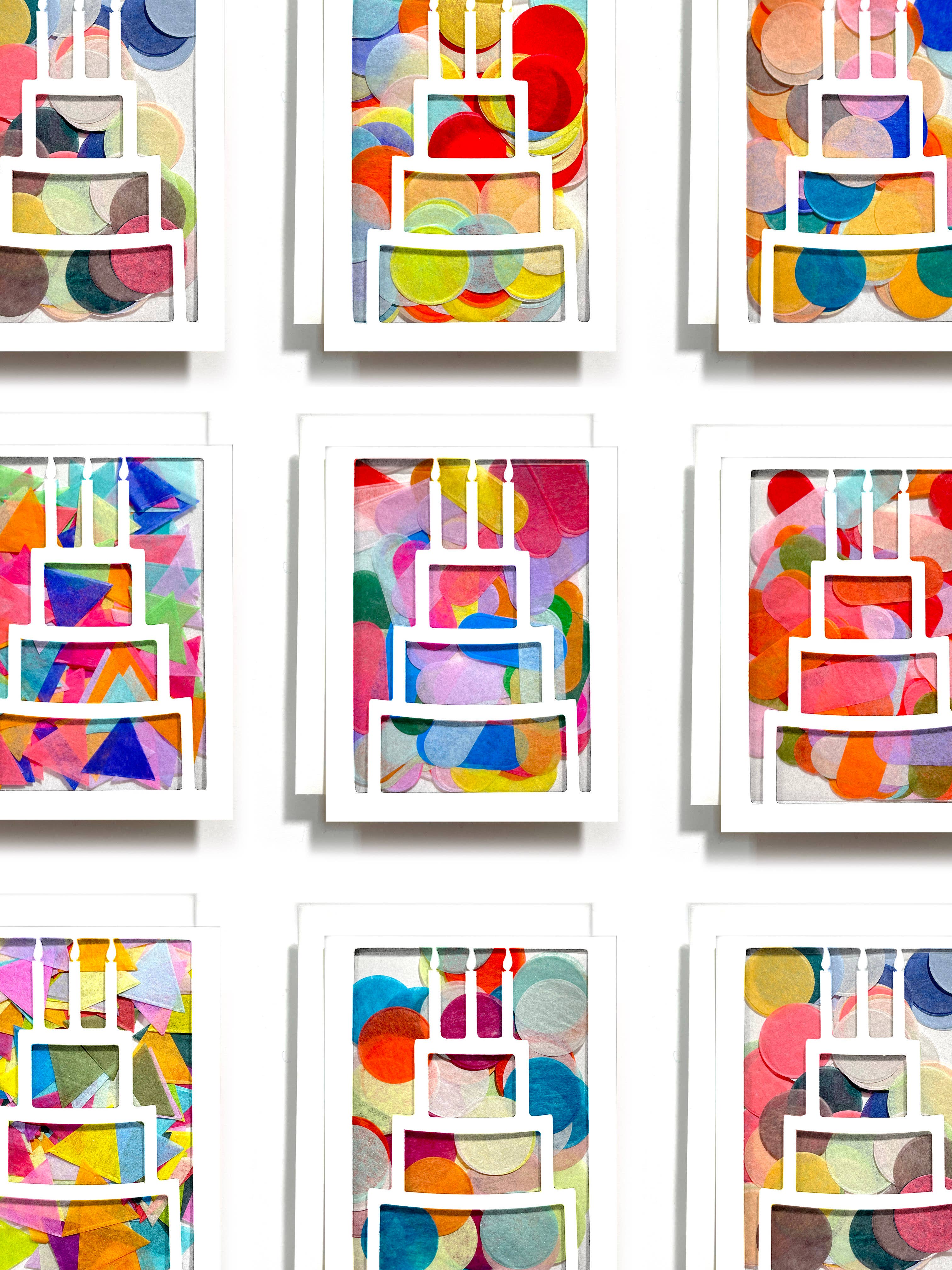 The Paper Curator - Wholesale Birthday card - Birthday Cake Confetti Card | Adult Birthday | Greeting Card8