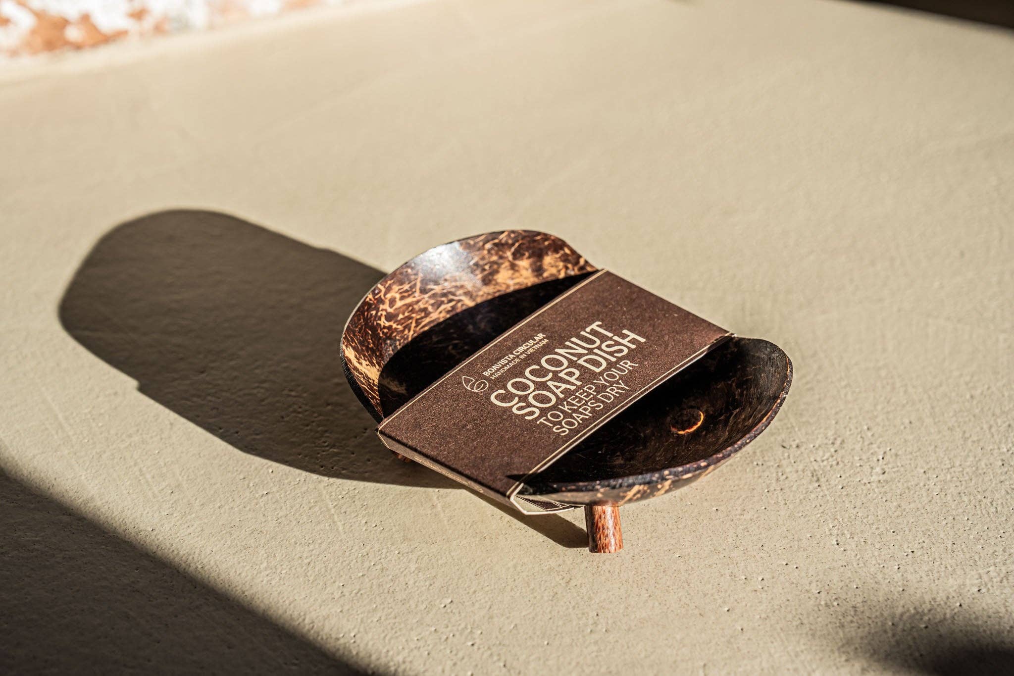 Boavistacircular - Wholesale Bath Soap Dish - Coconut shell soap dish | Soap container2