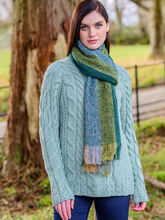 Islander Scarf i32 for wholesale by Mucros Weavers