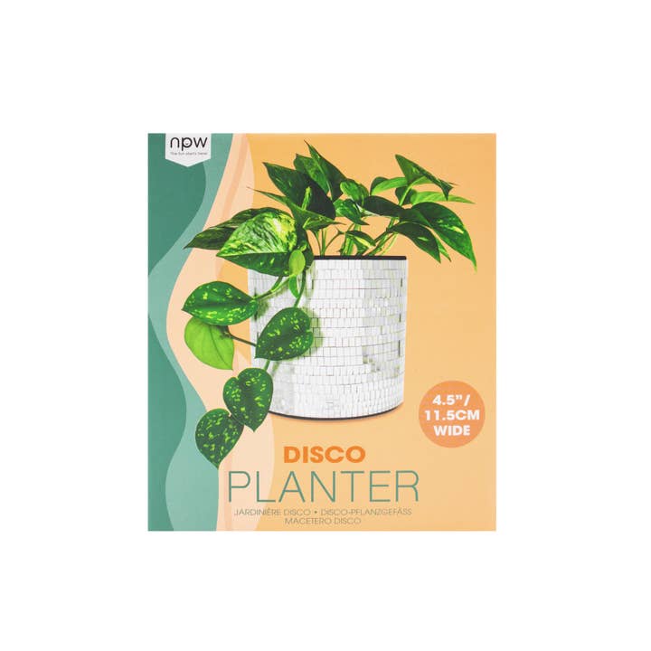 NPW - Wholesale Plant Pot - Disco Tabletop Planter
