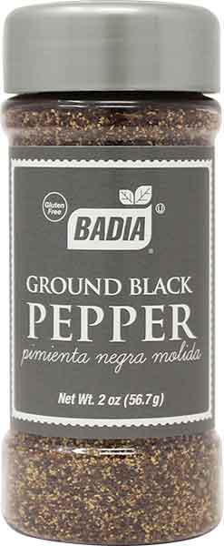 Hudson Meat Company - Wholesale Dried Spice - PEPPER GROUND BLACK     -     BADIA0