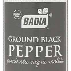 Hudson Meat Company - Wholesale Dried Spice - PEPPER GROUND BLACK - BADIA