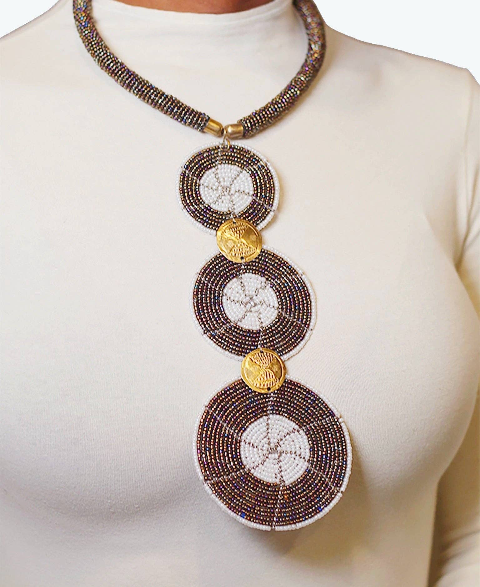 KENDI AMANI - Wholesale Beaded/Pearl Necklace - Mukiri Beaded Necklace2