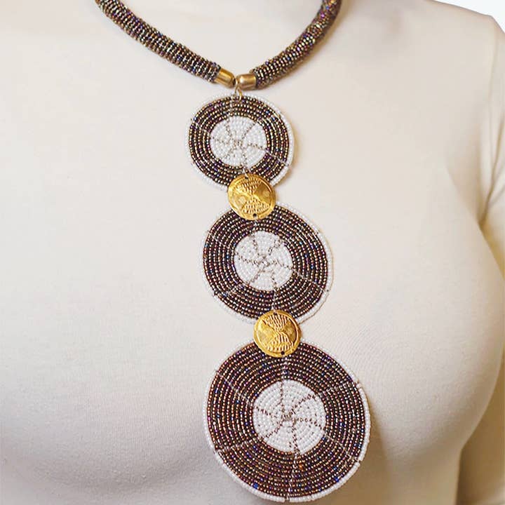 KENDI AMANI - Wholesale Beaded/Pearl Necklace - Mukiri Beaded Necklace2