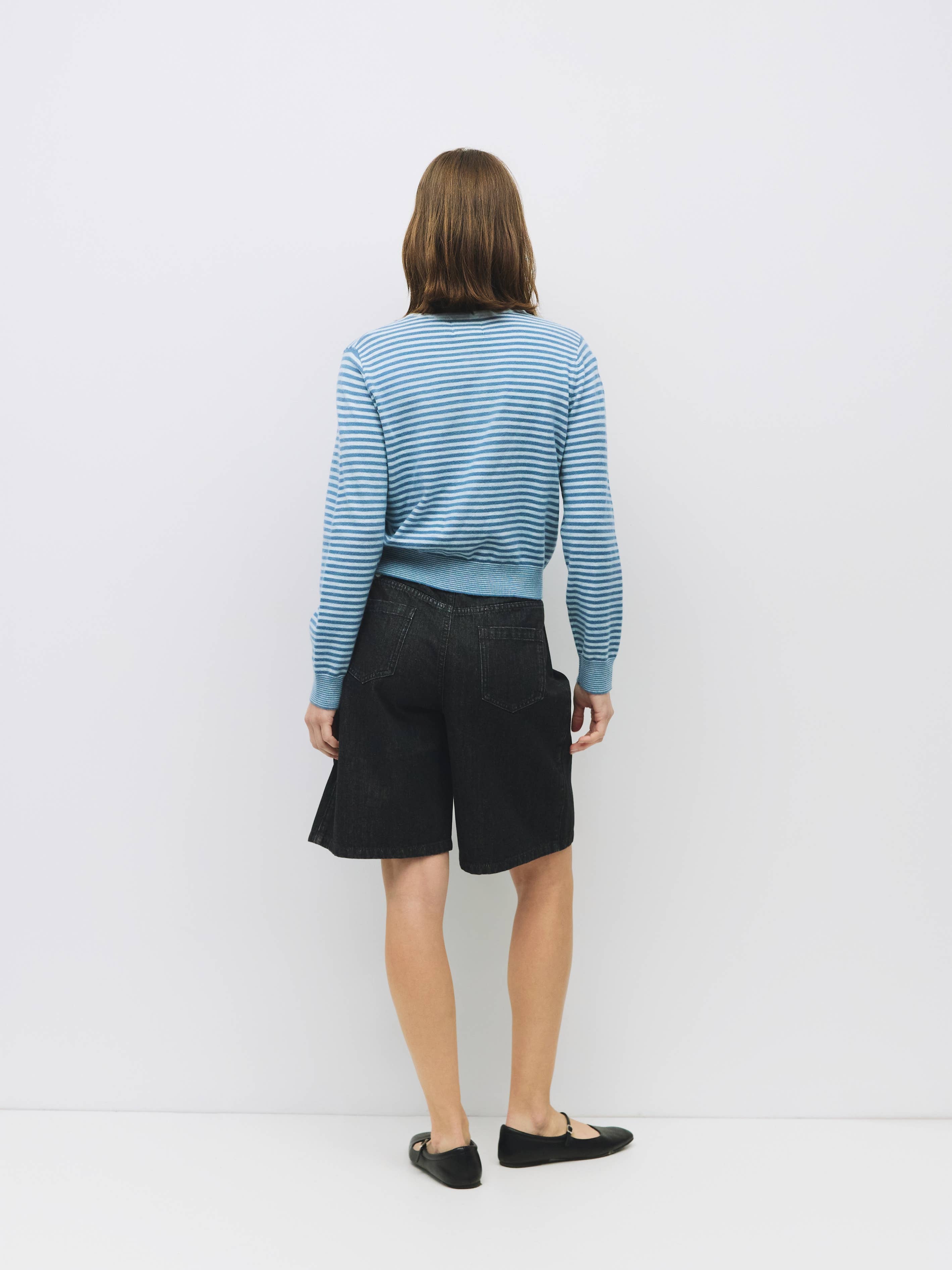 MOD REF - Wholesale Cardigan - Women's - The Montana Cardigan | Striped Button-Down Cardigan1