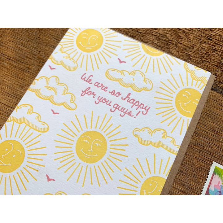 Noteworthy Paper & Press - Wholesale Congratulations Card - So Happy Card3