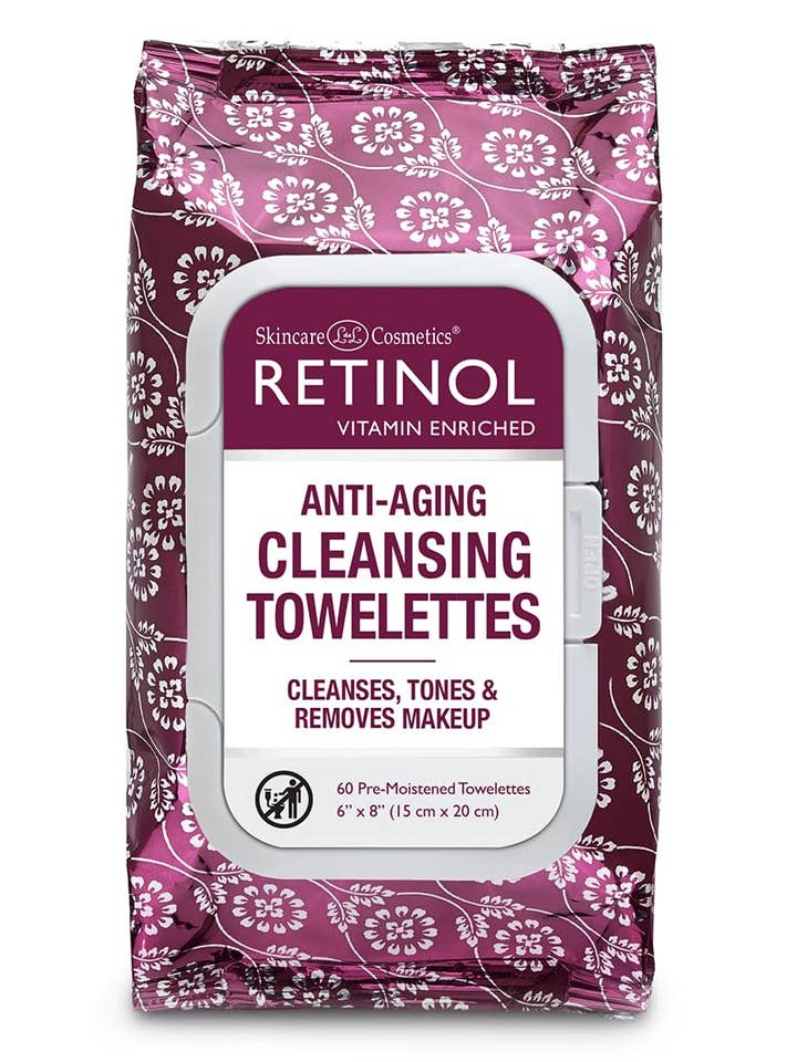 Lingettes Nettoyantes Anti-Âge au Rétinol LIVAURA pour la vente par Lifeable