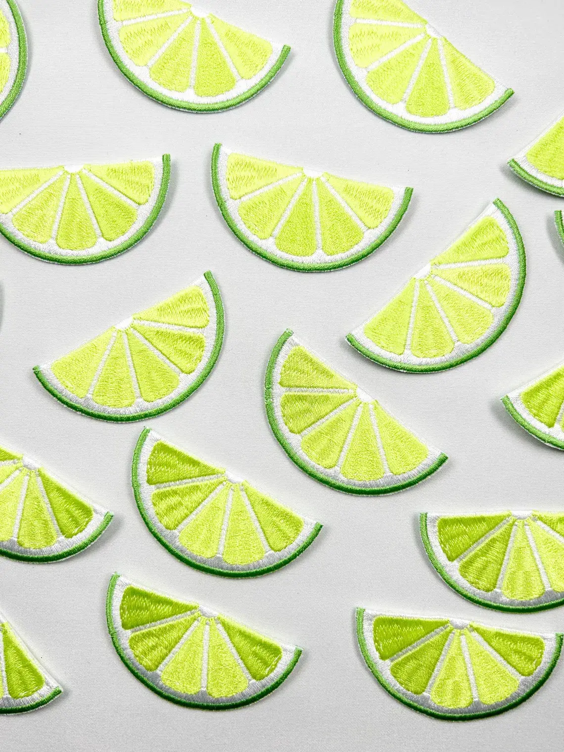 Field Trip Threads - Vendita all'ingrosso Toppe - Toppa termoadesiva ricamata color lime Cancun, Happy Hour, Tequila3