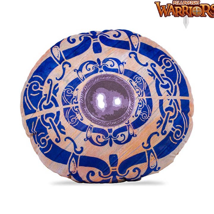 Pillowfight Warriors® Toy Viking Blue Heart Shield for wholesale by Wudimals
