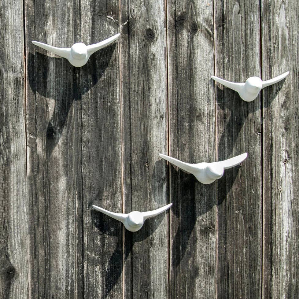 Formpoet - Vendita all'ingrosso Decorazione da parete 3D - Piccolo gruppo di 4 uccelli in ceramica6